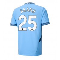 Camiseta Manchester City Manuel Akanji #25 Primera Equipación 2024-25 manga corta